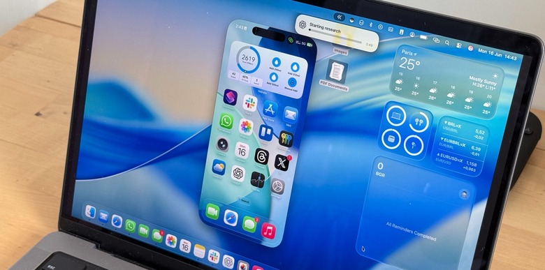 macOS Tahoe brings better iPhone Mirroring integration
