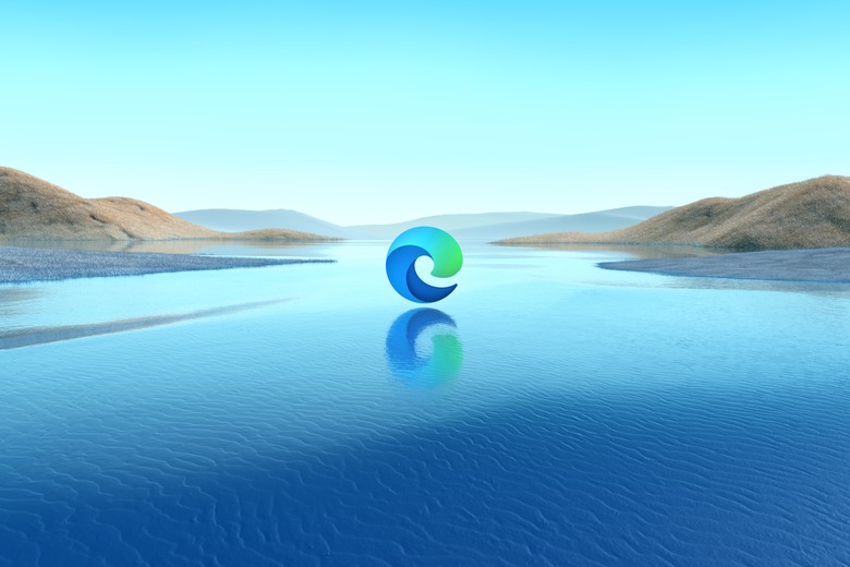The Microsoft Edge browser.