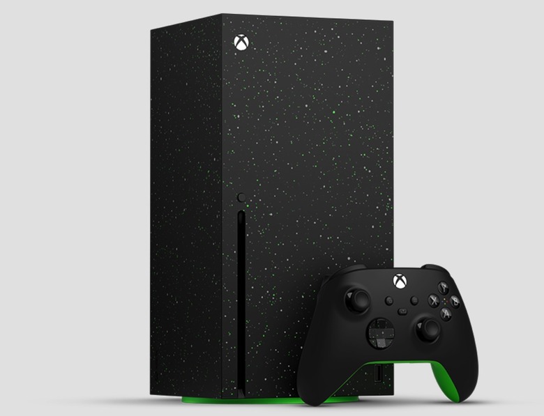 The new 2TB Xbox Series X Galaxy Black Special Edition.