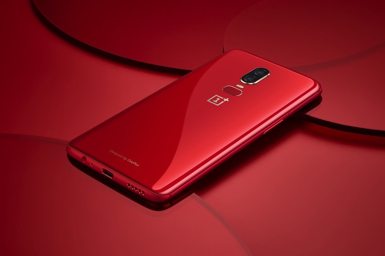 red-oneplus-6