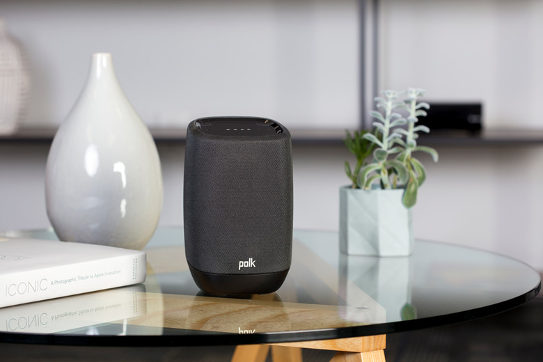 Polk_Assist_Google_Speaker_Lifestyle_LivingRoom_Black_Table