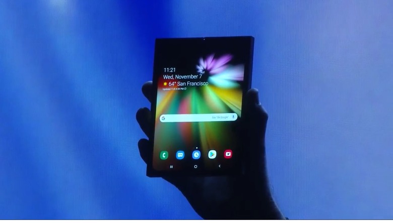 samsung foldable display