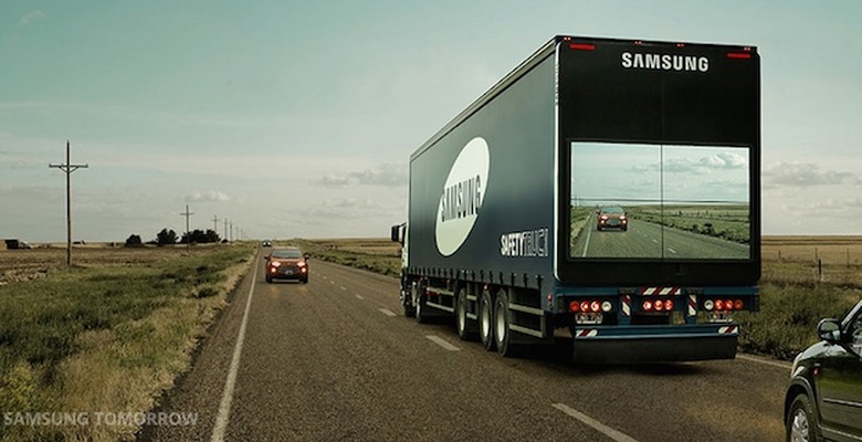 samsung see through truck