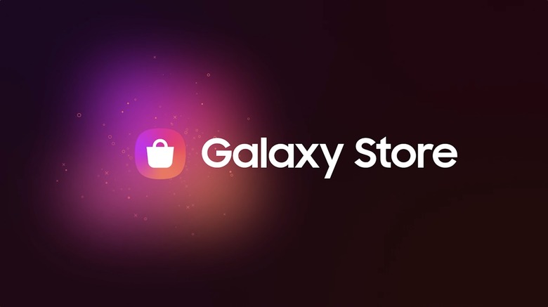 Samsung's Galaxy Store logo.