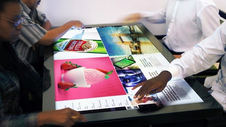 touchscreen table