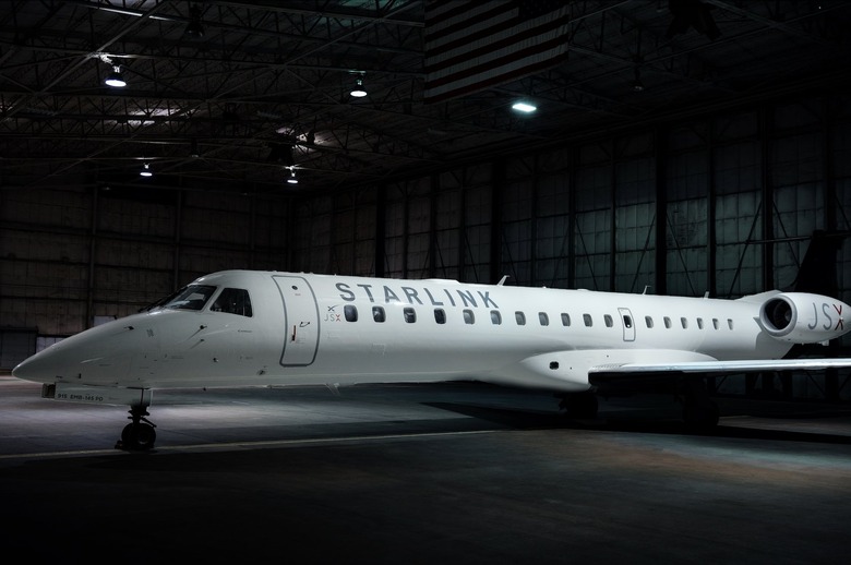 Starlink in JSX jet