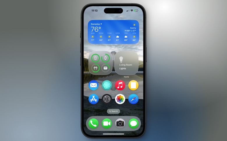 iOS 19 mockup design available as an App Clip.