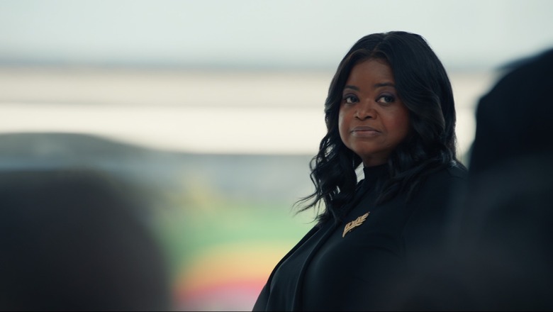 Octavia Spencer as Mother Nature during the iPhone 15's launch event.