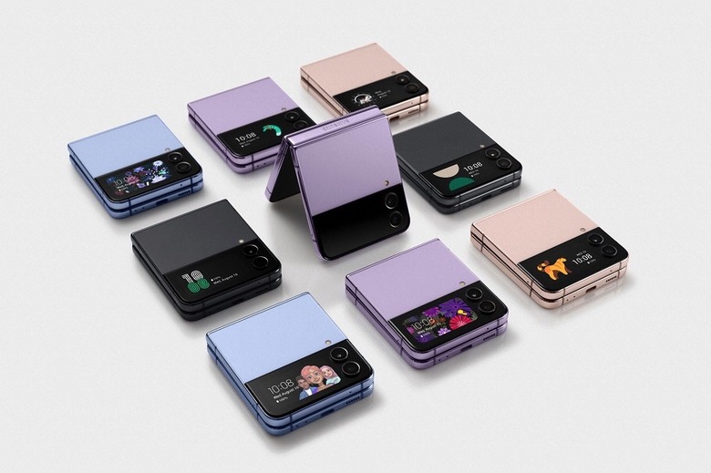 Galaxy Flip 4 color options