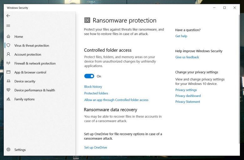 Windows-10-Ransomware-Protection