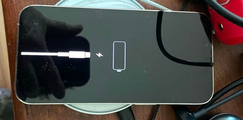 iPhone underwater