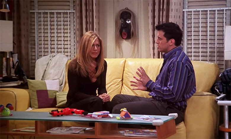 Friends Couches - Joey's Yellow Couch