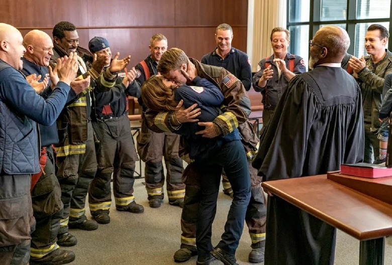 Chicago Fire Casey and Dawson Wedding