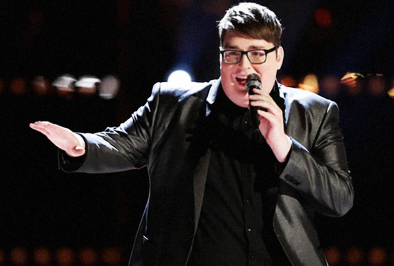 THE VOICE, contestant Jordan Smith, 'Live Finale', (Season 9, ep. 918A/926, aired Dec. 14, 2015). ph: Tyler Golden / ©NBC / courtesy Everett Collection