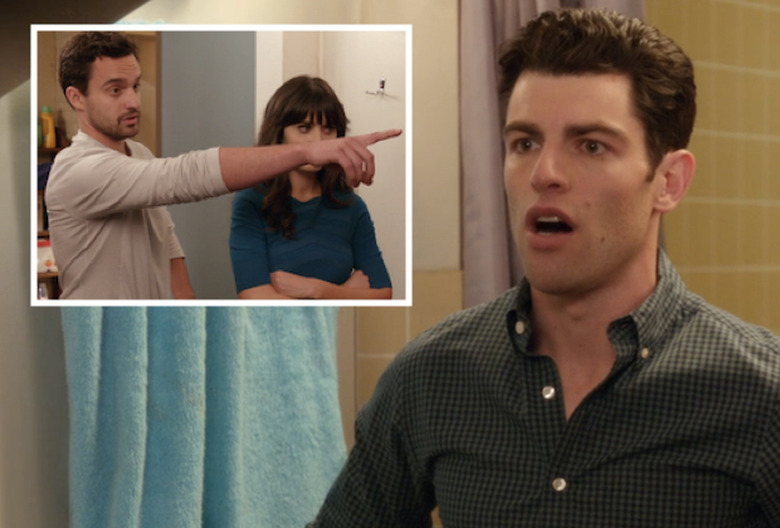 'New Girl' towel bathroom scene