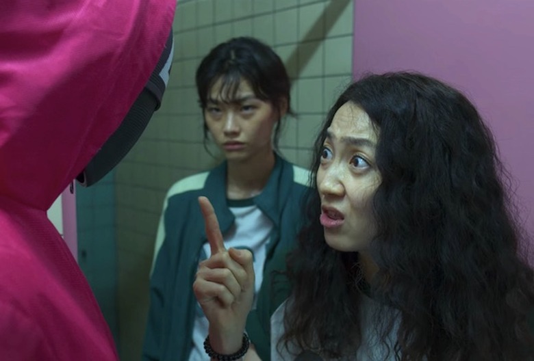 'Squid Game' bathroom scene
