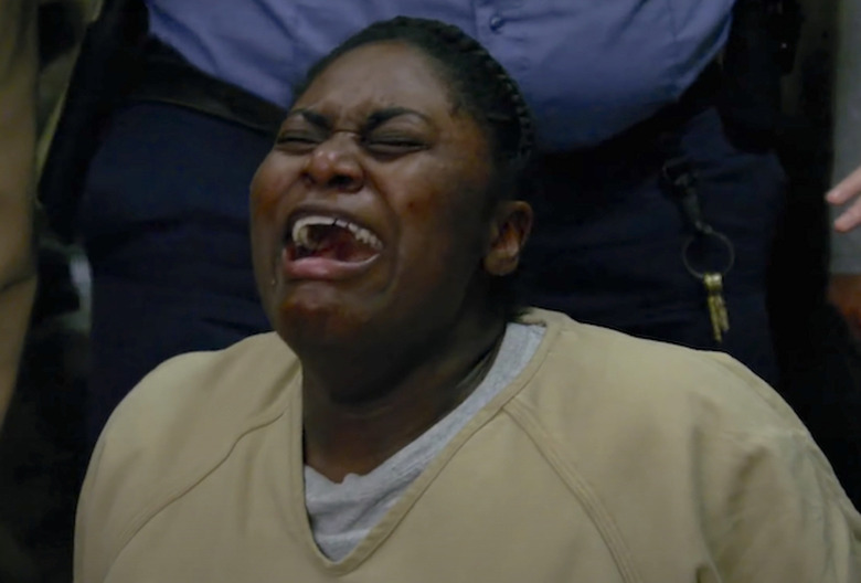 Danielle Brooks crying in Orange Is the New Black