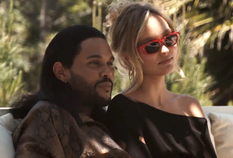 The Weeknd and Lily Rose Depp in The Idol